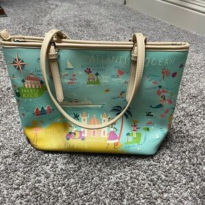 Chic Atlantic Ocean Themed Tote Bag